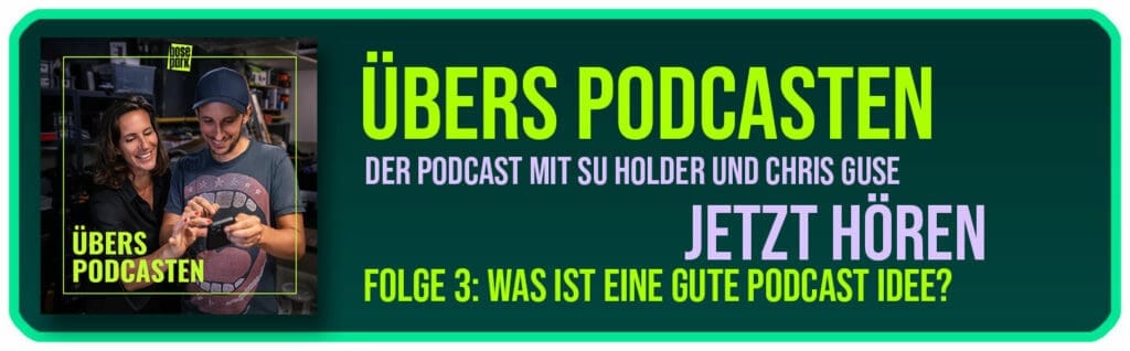 Jetzt Folge 3 vom BosePark Podcast über die Podcast Idee hören